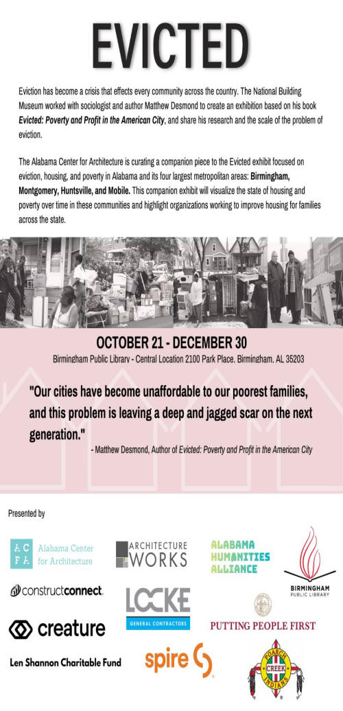 Evicted exhibit flyer