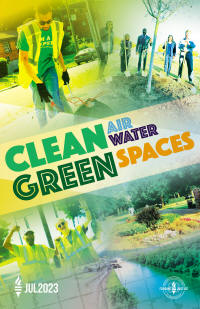 Clean air water Green spaces