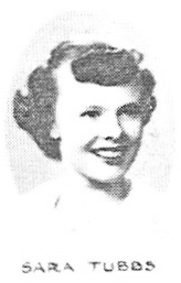Sara Tubbs - Died 1987