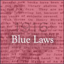 Poking Fun at Sunday Blue Laws