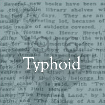 Threat of Typhoid Epidemic