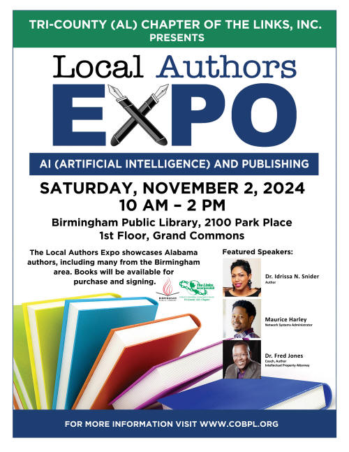 Local Authors Expo 2024 flyer